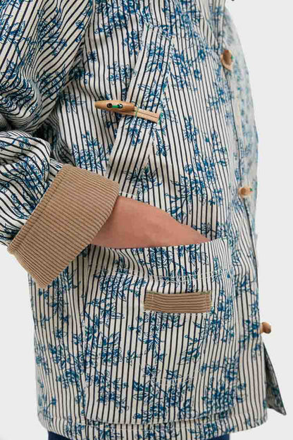 Cornflower Toile Barn Jacket