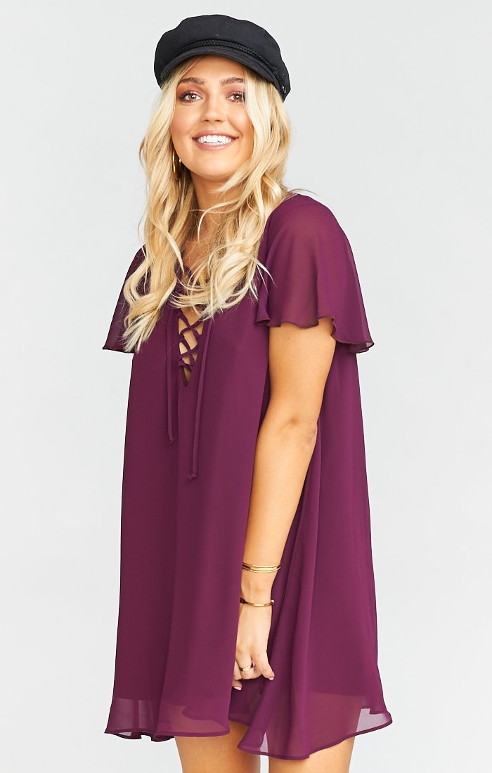 Kylie Lace Up Dress