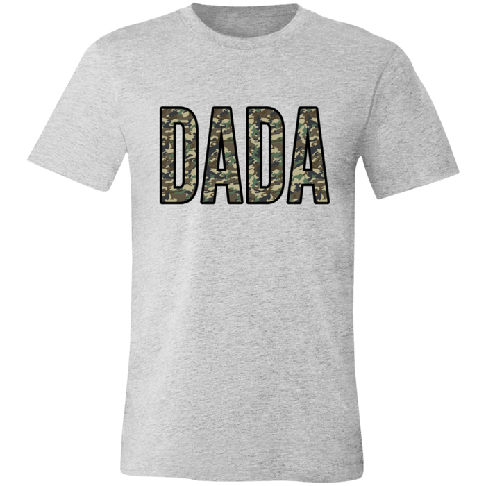 Dada Camo graphic t-shirt in Athletic Heather