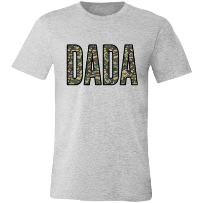 Dada Camo graphic t-shirt in Athletic Heather