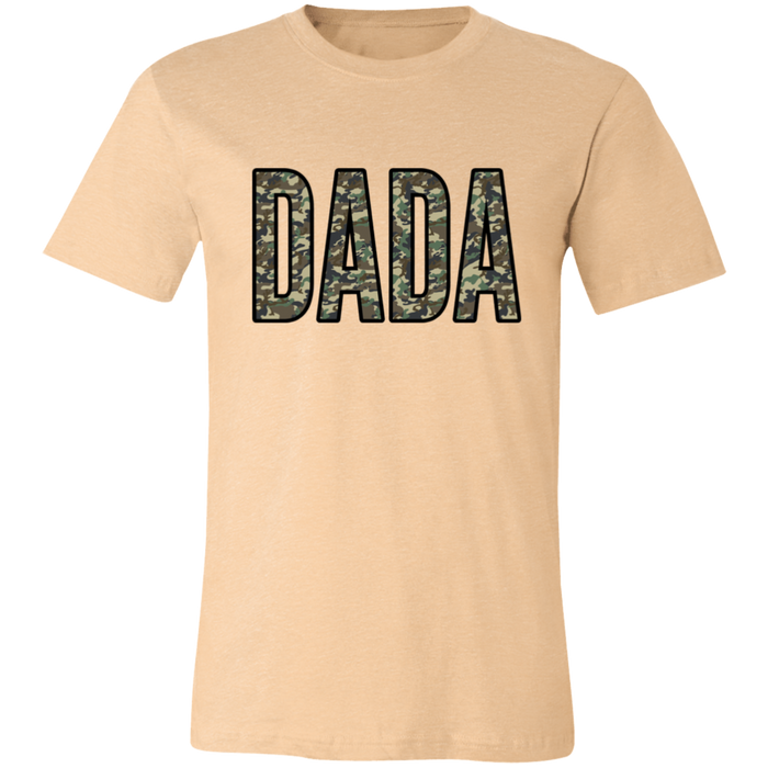 Dada Camo graphic t-shirt in Heather Sand Dune