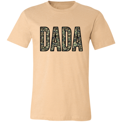 Dada Camo graphic t-shirt in Heather Sand Dune