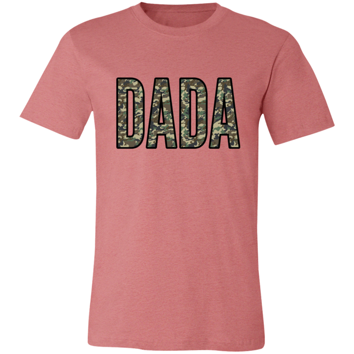Dada Camo graphic t-shirt in Heather Mauve