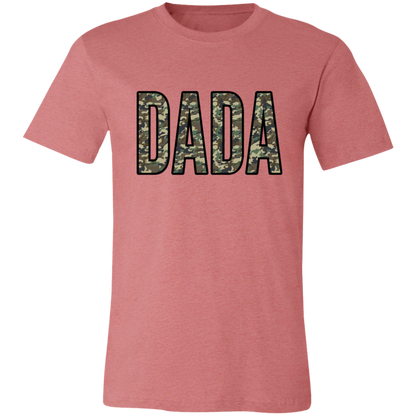 Dada Camo graphic t-shirt in Heather Mauve