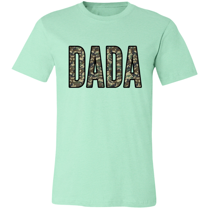 Dada Camo graphic t-shirt in Heather Mint