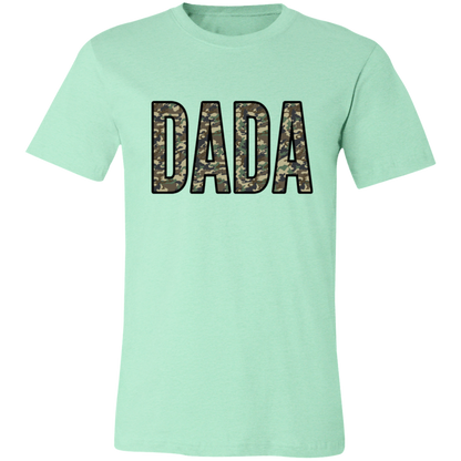 Dada Camo graphic t-shirt in Heather Mint