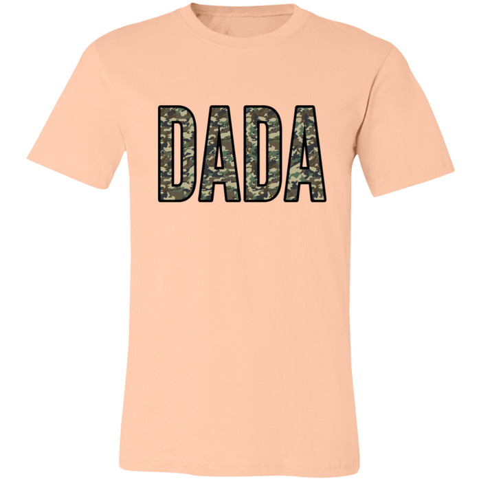 Dada Camo graphic t-shirt in Heather Peach
