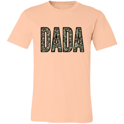 Dada Camo graphic t-shirt in Heather Peach