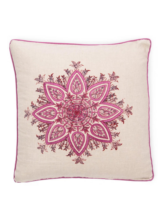 Damascus Berry Medallion Euro Sham