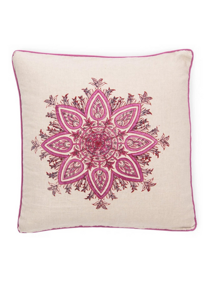 Damascus Berry Medallion Euro Sham
