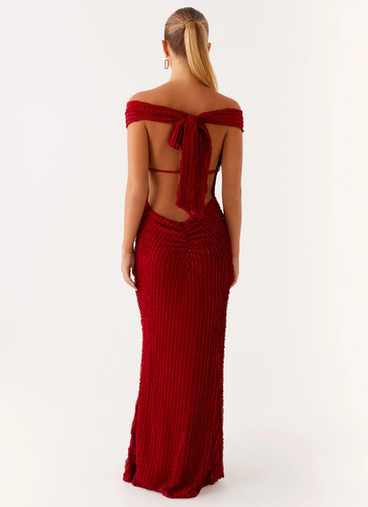Chantelle Maxi Dress Red