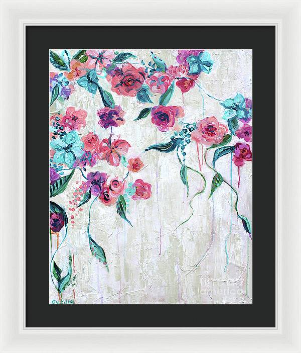 16" x 20" / White / Black