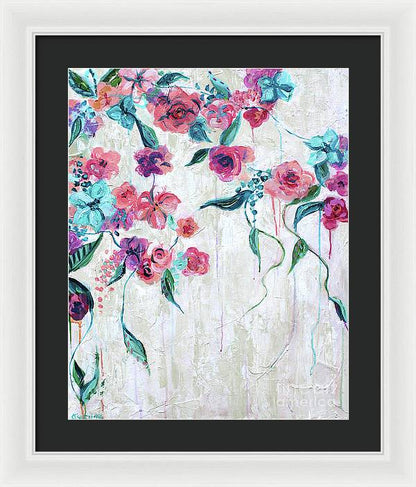 16" x 20" / White / Black