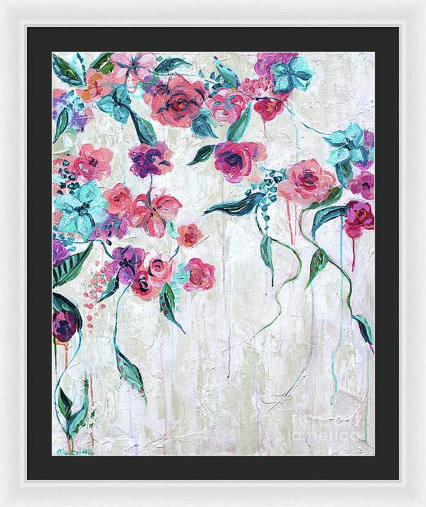 24" x 30" / White / Black