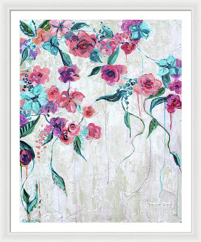 32" x 40" / White / White