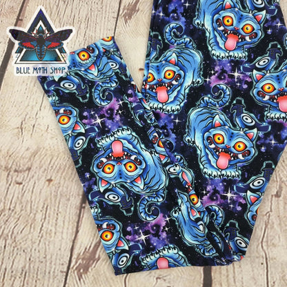 Derpy Tiger K Pop demon hunters kids leggings