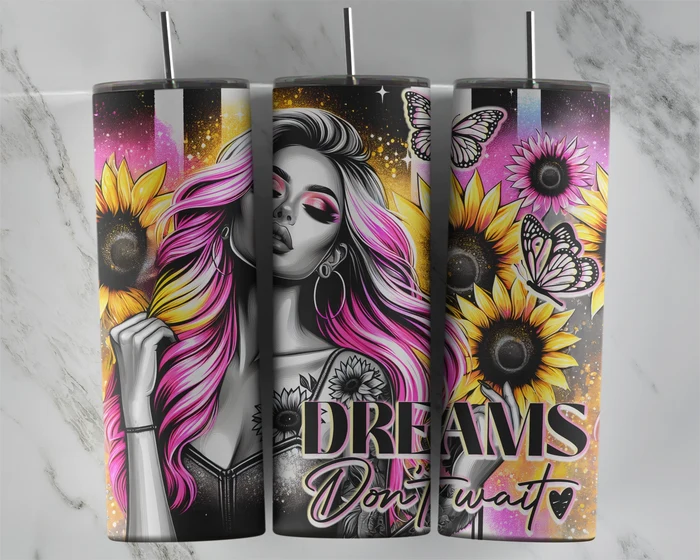 Dreams Don't Wait | 20 oz Tumbler