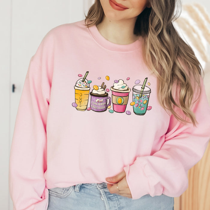 Easter Drinks Spring crewneck sweatshirt