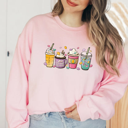 Easter Drinks Spring crewneck sweatshirt