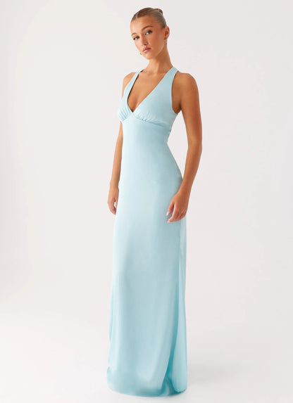 Desi Halterneck Maxi Dress Mint
