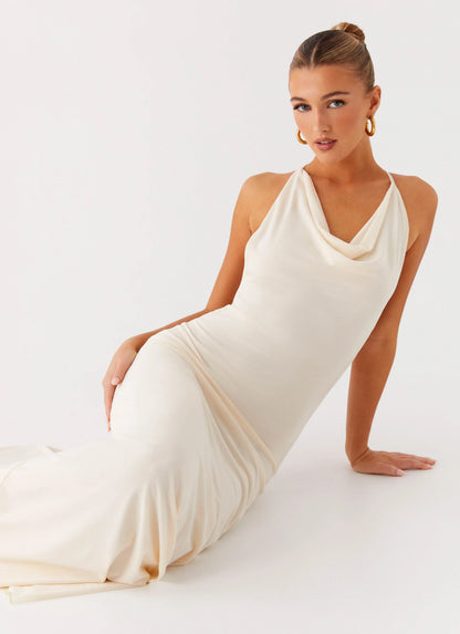Dahliana Maxi Dress Off White