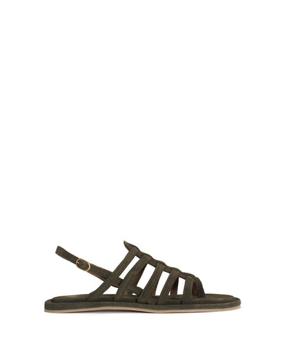 Els 10 covered Calf suede Moss green - Anonymous Copenhagen