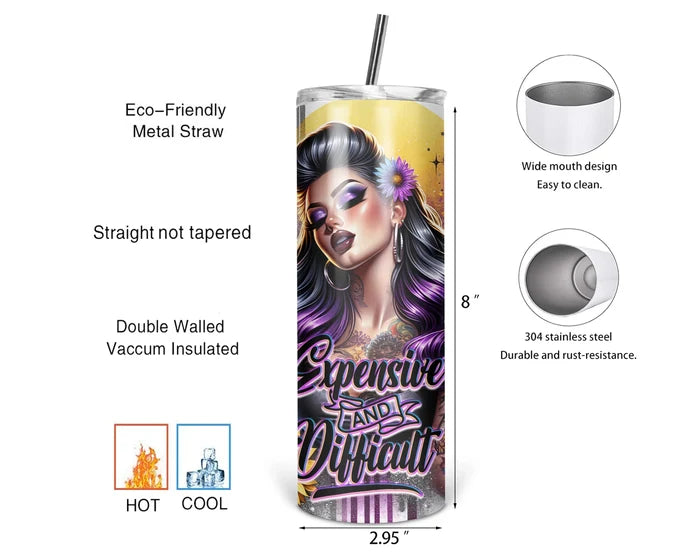 Expensive And Difficult – Sunny | 20 oz Tumbler