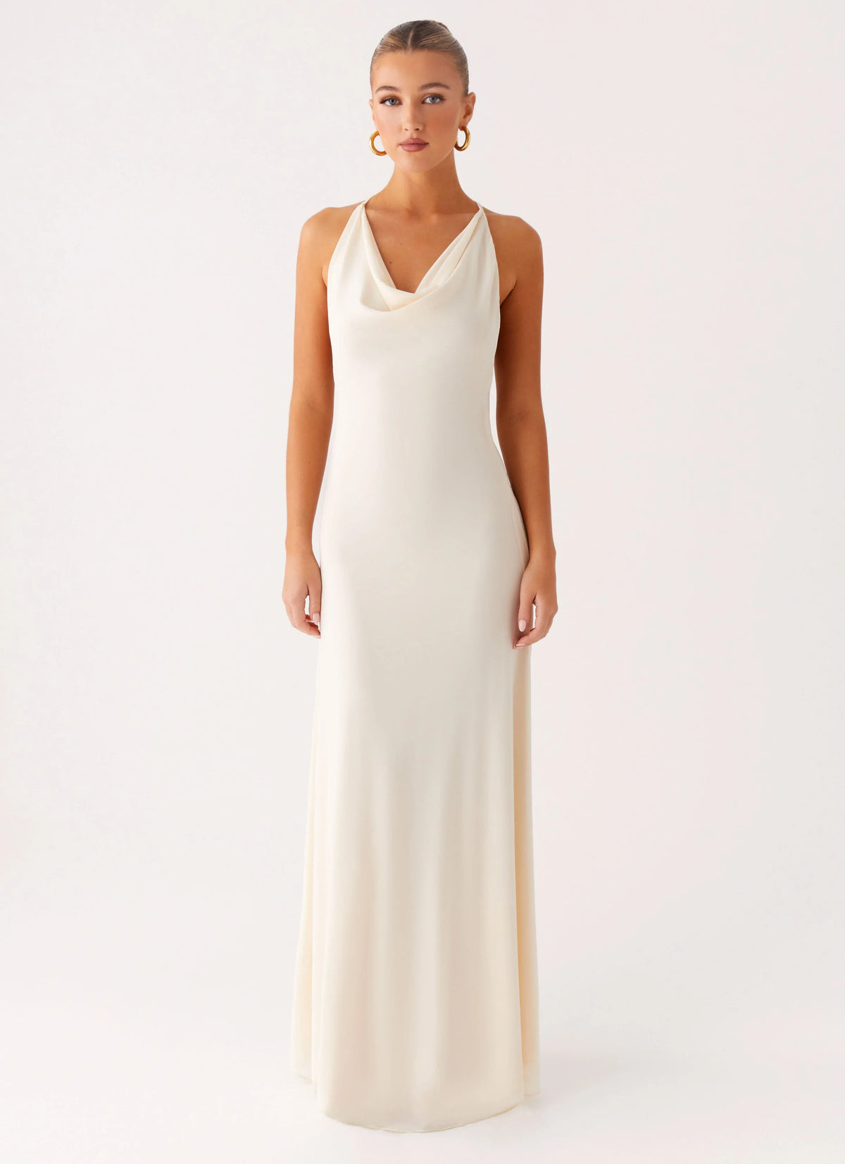Dahliana Maxi Dress Off White