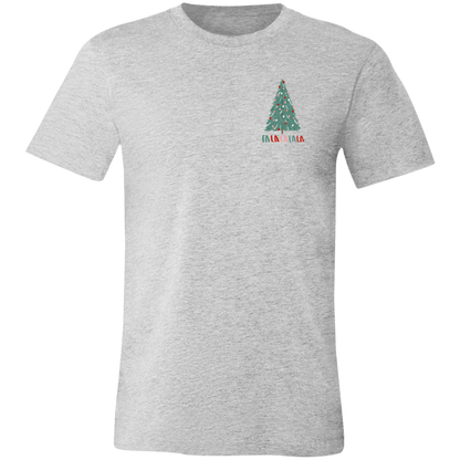 Fa La La La La graphic t-shirt in Athletic Heather