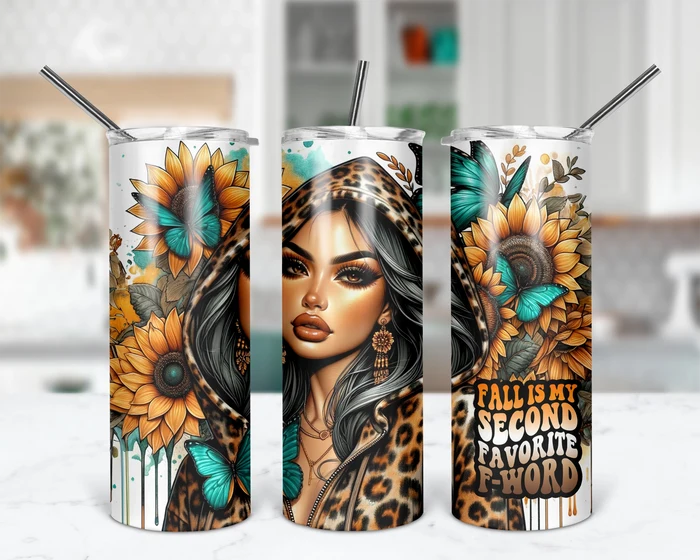 Fall Is My Second Favorite F-Word – Leopard Print | 20 oz Tumbler