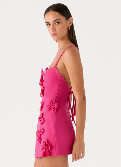 Avenya Mini Dress - Fuchsia