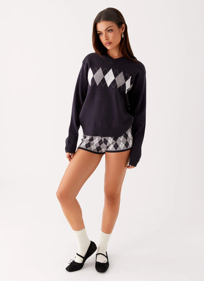 Context Knit Sweater Navy
