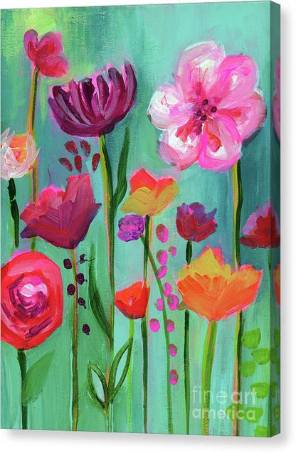 Floral Abyss - Canvas Print