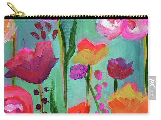 Floral Abyss - Carry-All Pouch
