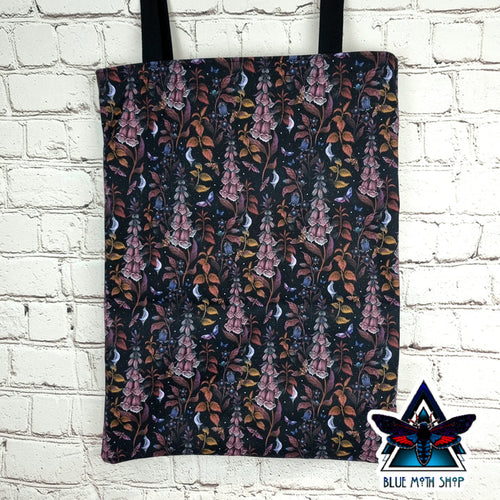 Foxglove 100% Cotton Canvas Tote Bag