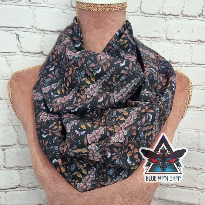 Foxglove Flowers infinity scarf
