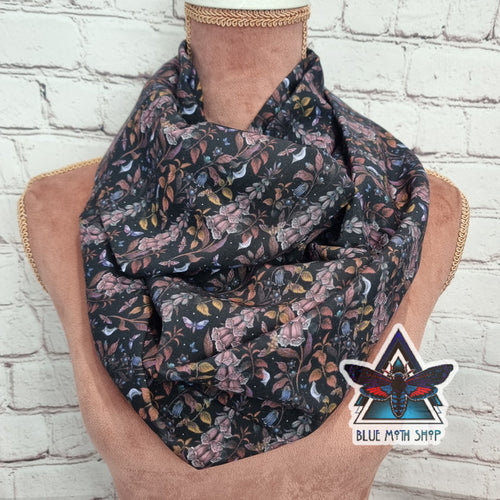 Foxglove Flowers infinity scarf