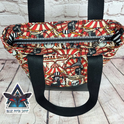 Freak Show Tote Bag with Zip