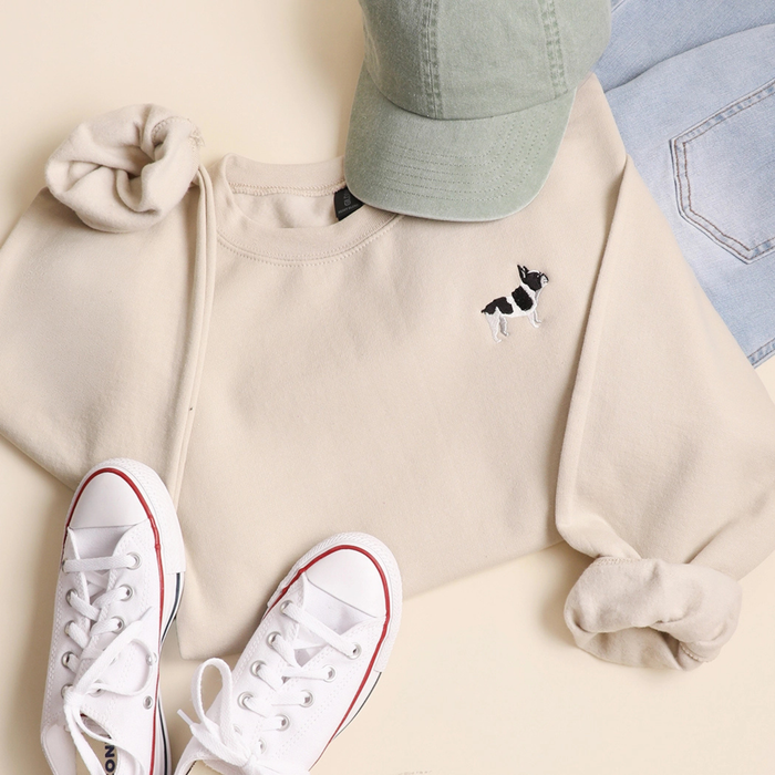 Frenchie Embroidered Sweatshirt