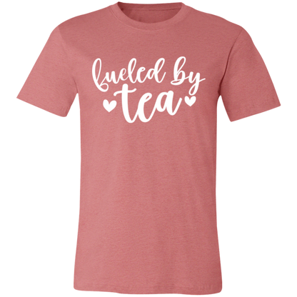 Fueled by Tea graphic t-shirt in Heather Mauve