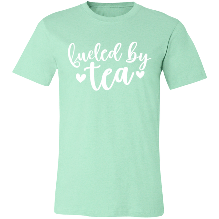 Fueled by Tea graphic t-shirt in Heather Mint