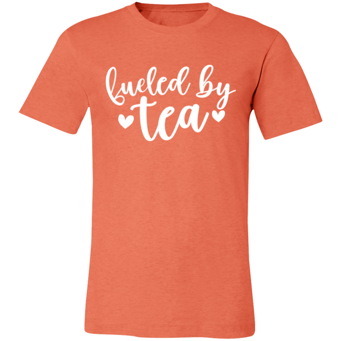 Fueled by Tea graphic t-shirt in Heather Orange