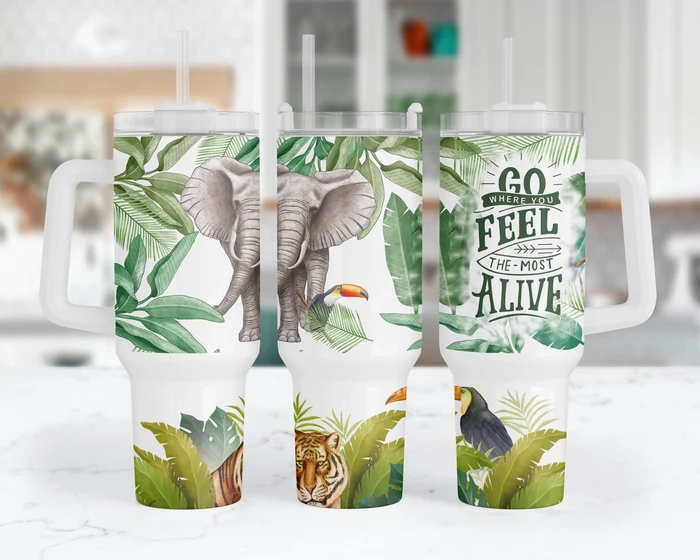 Go Where You Feel Most Alive | 40 oz Tumbler
