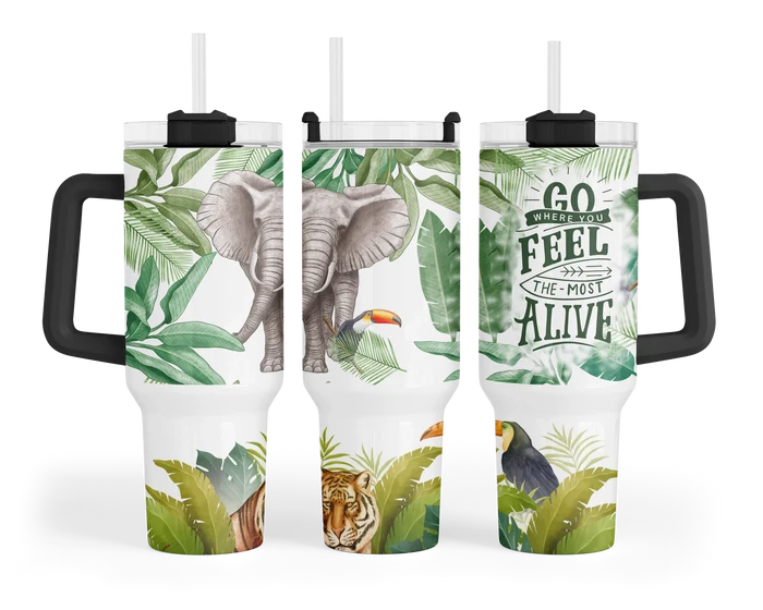 Go Where You Feel Most Alive | 40 oz Tumbler