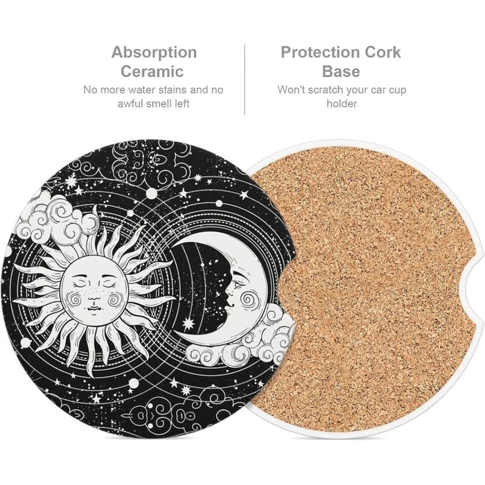 Go Where You Feel Most Alive | Car Coaster Set