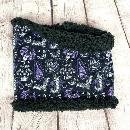 Goth Bats snood scarf