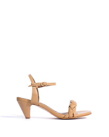 Grace 50 stiletto Shiny lamb Stone - Anonymous Copenhagen Heels