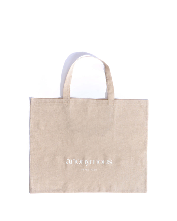 Grand cotton shopper Recycled cotton Natural - Anonymous Copenhagen Cotton shopper