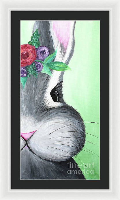 15" x 30" / White / Black