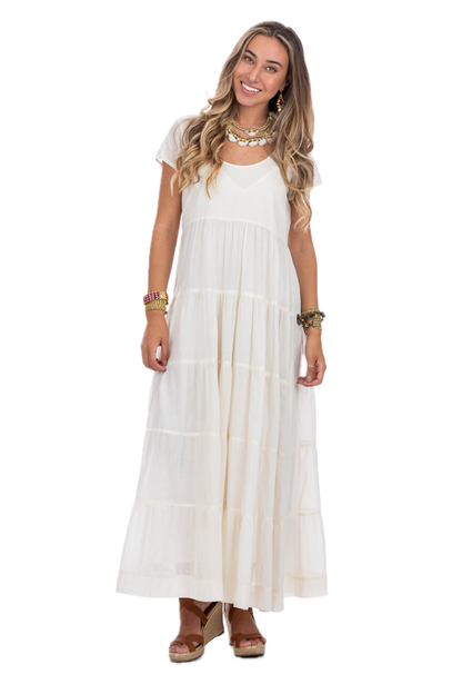 Hanna Shell Cotton Summer Dress